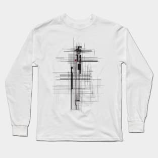 Wire Structure Long Sleeve T-Shirt